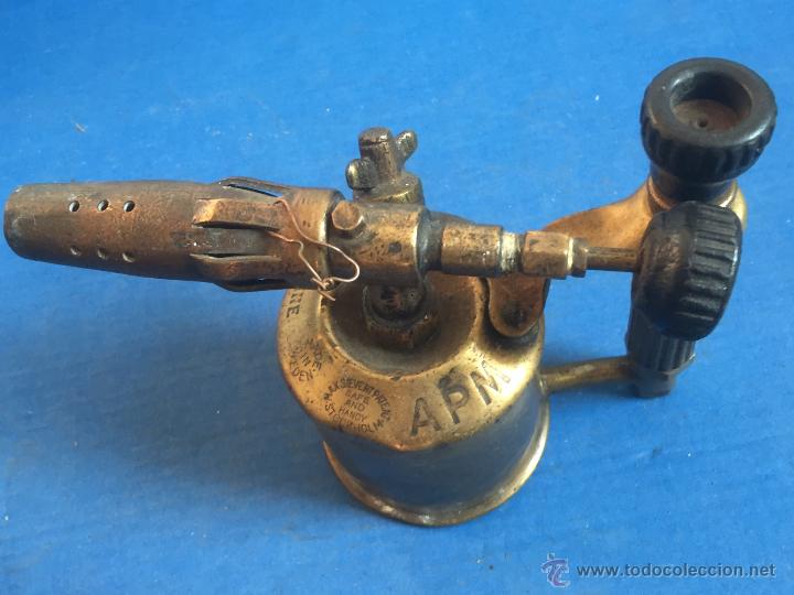 Antig&uuml;edades: SOPLETE DE BENCENO EN PERFECTO ESTADO - Foto 7