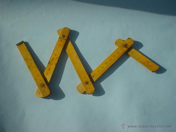 Antig&uuml;edades: METRO PLEGABLE MADERA METROS S.A. - Foto 2