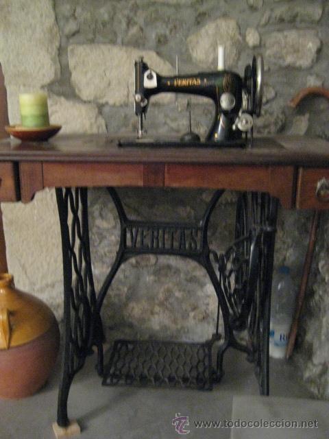 Antig&uuml;edades: MAQUINA DE COSER VERITAS - Foto 6