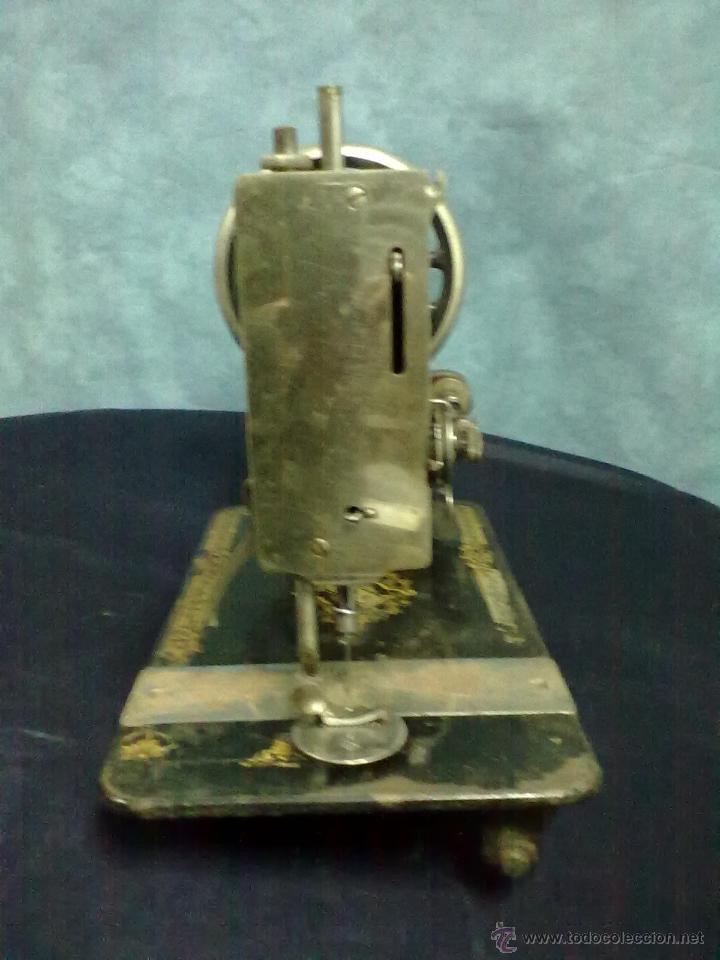 Antig&uuml;edades: CABEZA MAQUINA DE COSER SINGER DE LANZADERA - Foto 4