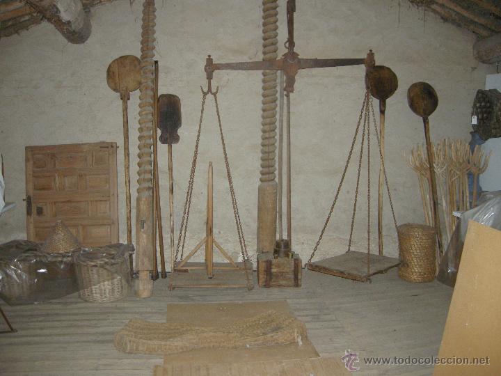 Antig&uuml;edades: Balanza de hierro grande SXIX - Foto 3