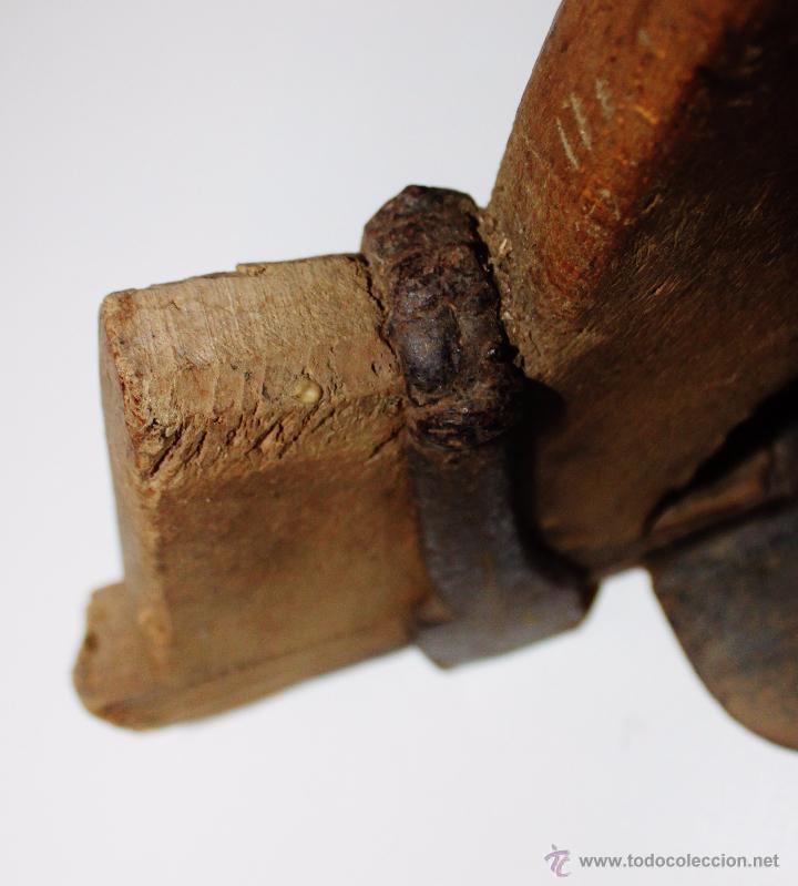 Antig&uuml;edades: Antigua azuela para madera ,tipo inglesa - Foto 3