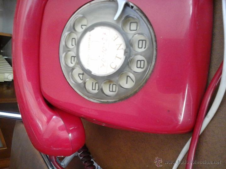 Tel&eacute;fonos: Telefono rojo a&ntilde;os 60 - Foto 2