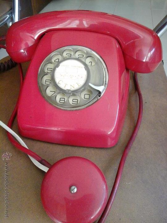 Tel&eacute;fonos: Telefono rojo a&ntilde;os 60 - Foto 1