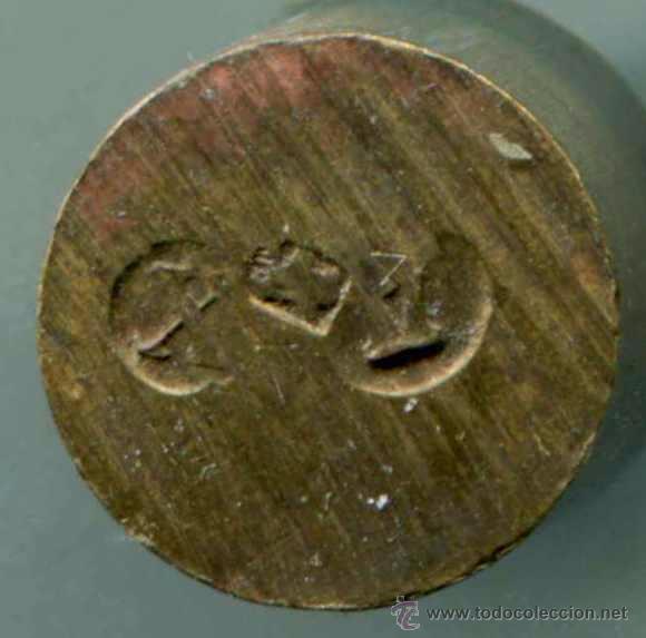 Antig&uuml;edades: pesa de bronce de 10 gramos - Foto 2