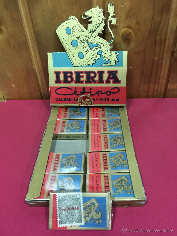 Antig&uuml;edades: CAJA COMPLETA DE CUCHILLAS IBERIA - Foto 1