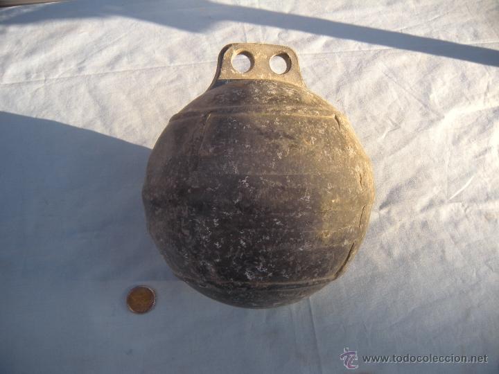 Antig&uuml;edades: NA&Uacute;TICA. ANTIGUA BOYA DE ALUMINIO - Foto 3