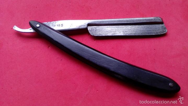 Antig&uuml;edades: NAVAJA DE AFEITAR DE BARBERO - Foto 4