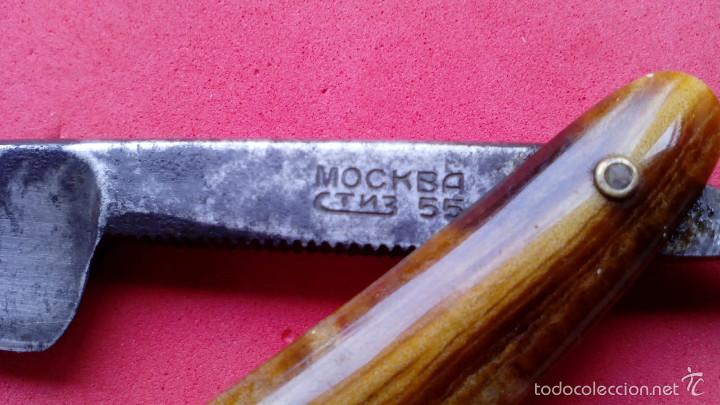 Antig&uuml;edades: NAVAJA DE AFEITAR DE BARBERO - Foto 2