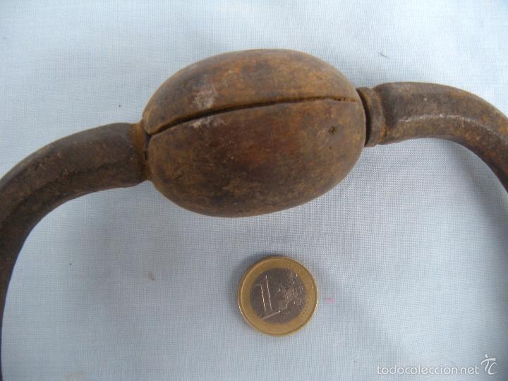 Antig&uuml;edades: ANTIGUO BERBIQU&Iacute; TALADRO DE CARPINTERO - Foto 3