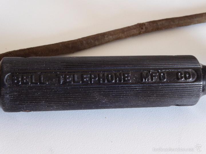 Tel&eacute;fonos: TELEFONO MUY ANTIGUO DE MAGNETO - Foto 3