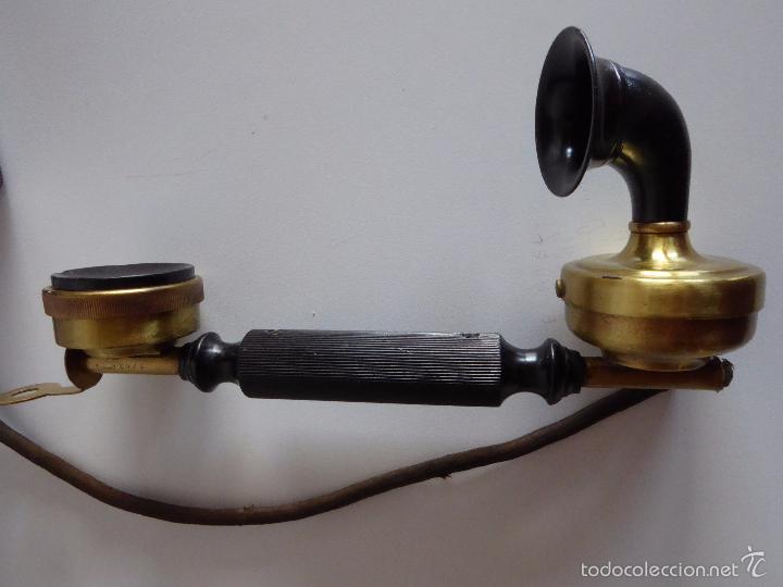 Tel&eacute;fonos: TELEFONO MUY ANTIGUO DE MAGNETO - Foto 12