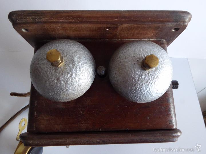 Tel&eacute;fonos: TELEFONO MUY ANTIGUO DE MAGNETO - Foto 13