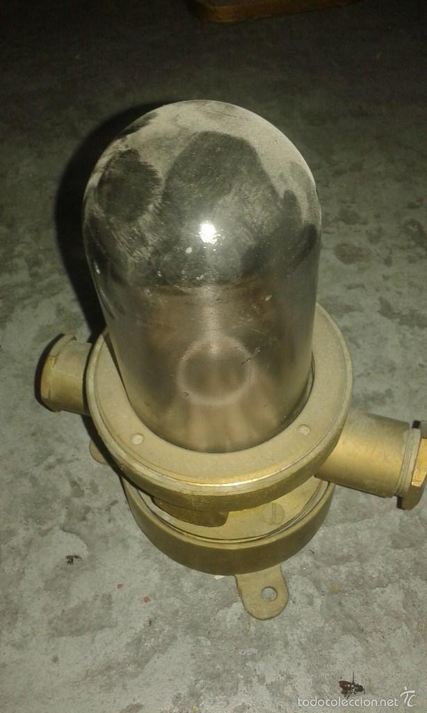 Antig&uuml;edades: Antiguo farol de barco mercante. - Foto 2