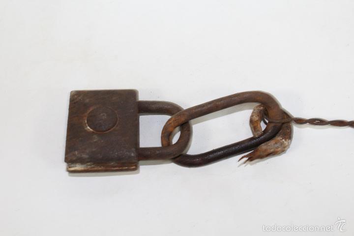 Antig&uuml;edades: CANDADO ANTIGUO SIN LLAVE - Foto 2