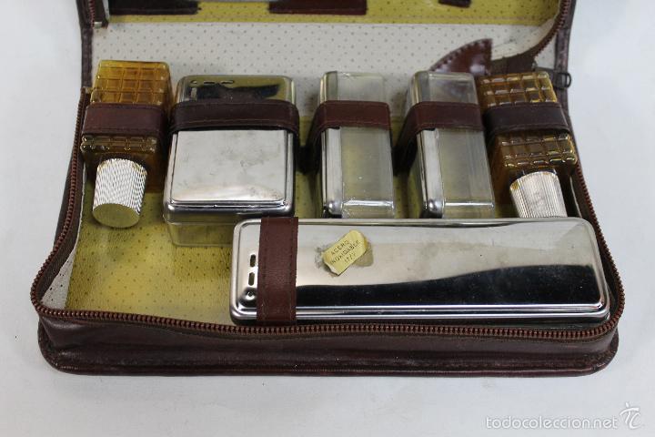 Antig&uuml;edades: ESTUCHE COMPLEMENTOS DE AFEITAR - Foto 2