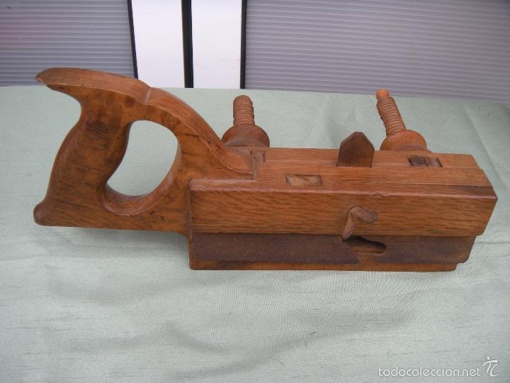 Antig&uuml;edades: ANTIGUO Y RARO CEPILLO DE CARPINTERO. - Foto 10