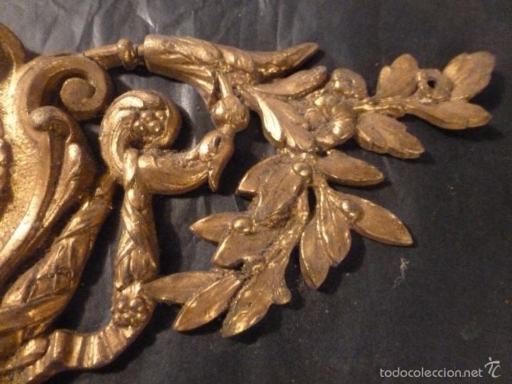 Antig&uuml;edades: aplicacion decoracion de bronce para mueble frances - Foto 2