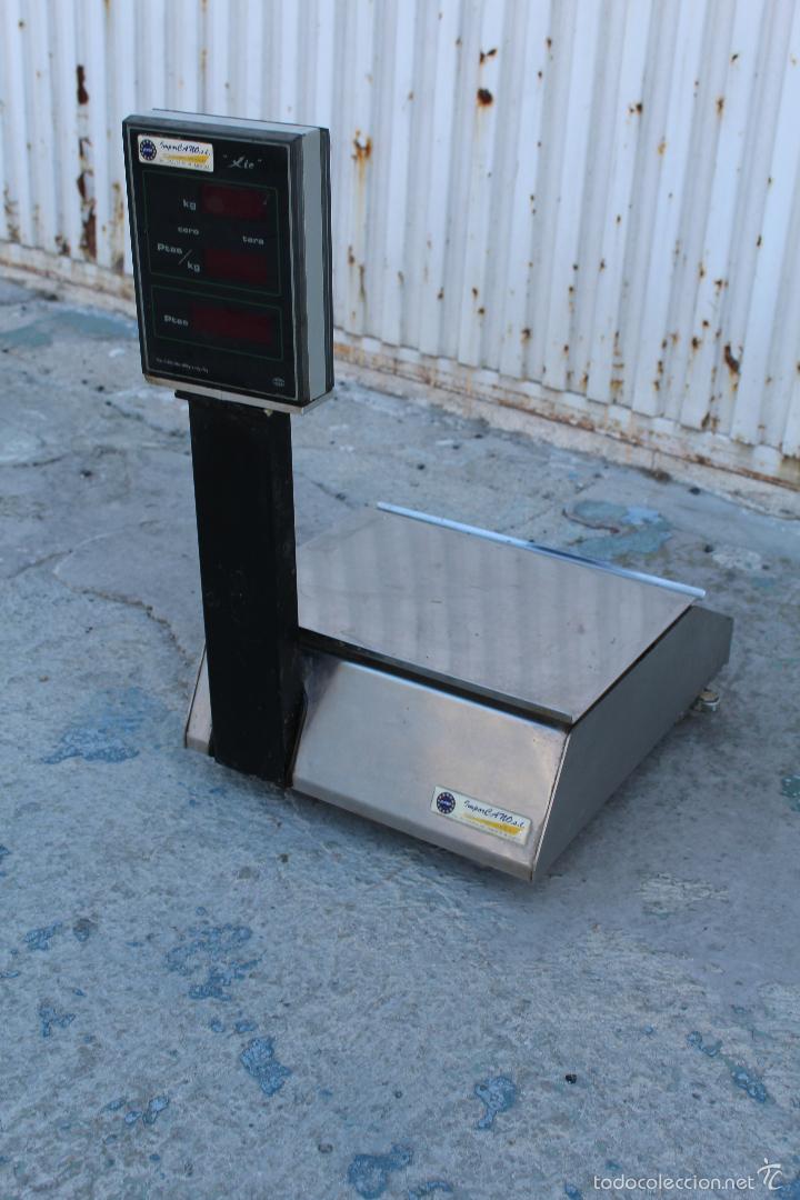 Antig&uuml;edades: Bascula electronica MOBBA xie con teclado de calculo de importe - Foto 6