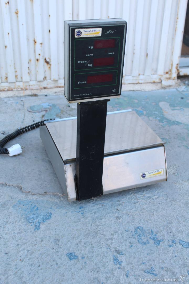 Antig&uuml;edades: Bascula electronica MOBBA xie con teclado de calculo de importe - Foto 7