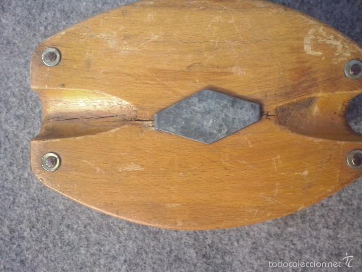 Antig&uuml;edades: POLEA MARINA MADERA - Foto 2