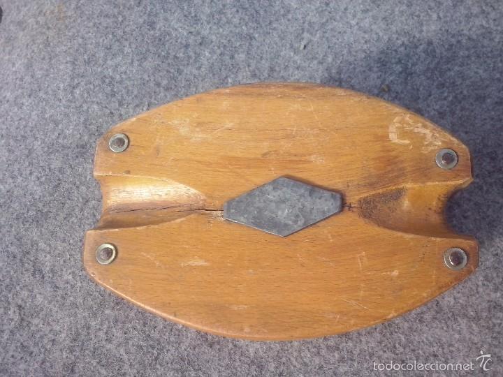 Antig&uuml;edades: POLEA MARINA MADERA - Foto 3