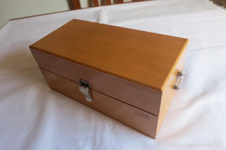 Antig&uuml;edades: caja de pesas calibradas - Foto 6