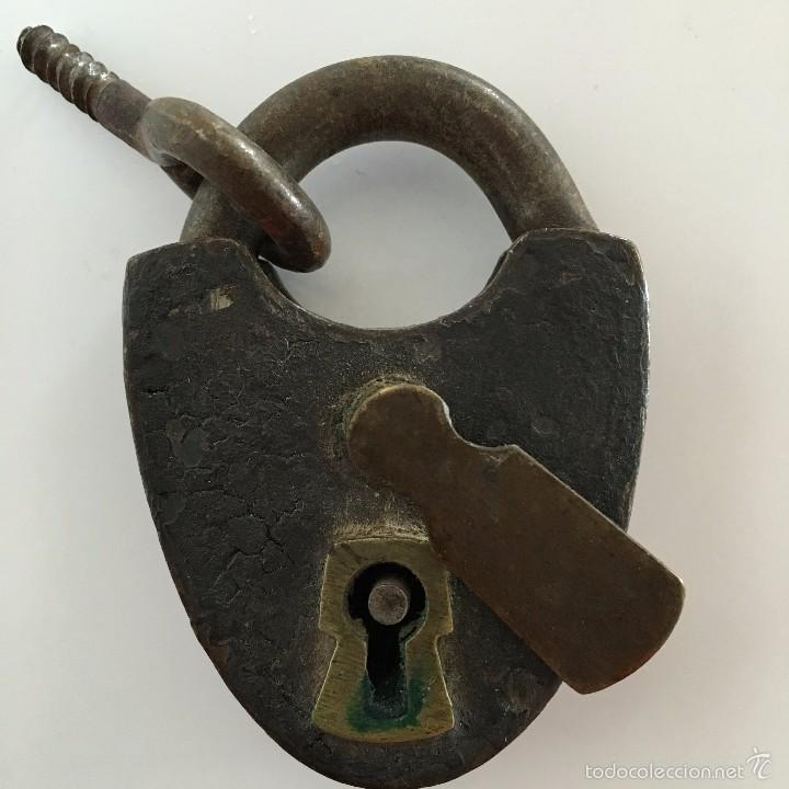 Antig&uuml;edades: CANDADO ANTIGUO. CERRADO. - Foto 1
