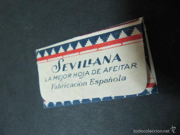 Antig&uuml;edades: HOJA DE AFEITAR SEVILLANA - Foto 2