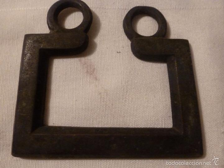 Antig&uuml;edades: pareja asa de brasero de bronce - Foto 4