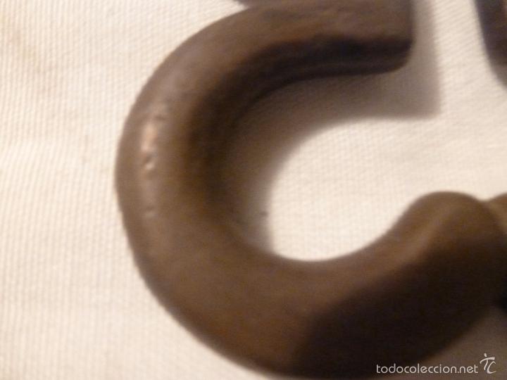 Antig&uuml;edades: pareja asa de brasero de bronce - Foto 2