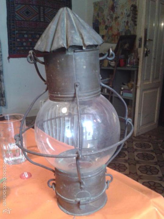Antig&uuml;edades: FAROL DE BARCO ANTIGUO MARCA BREVETE - Foto 1