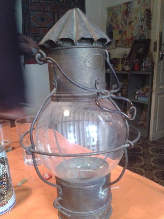 Antig&uuml;edades: FAROL DE BARCO ANTIGUO MARCA BREVETE - Foto 2