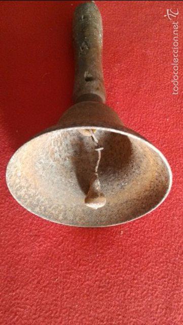Antig&uuml;edades: ANTIGUA CAMPANA DE MANO - Foto 2