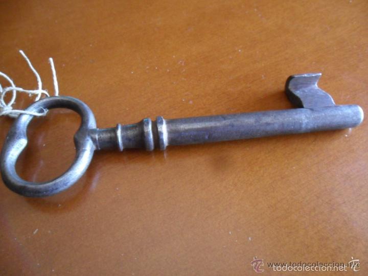 Antig&uuml;edades: LLAVE DE HIERRO ANTIGUA - Foto 4