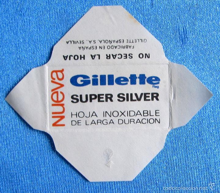 Antig&uuml;edades: HOJA DE AFEITAR. GILLETTE SUPER SILVER. NUEVA. - Foto 1