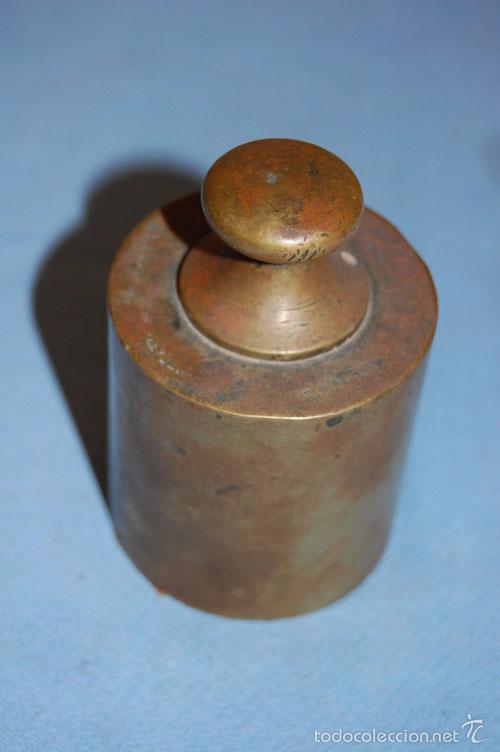 Antig&uuml;edades: JUEGO DE 5 PESAS - Foto 2