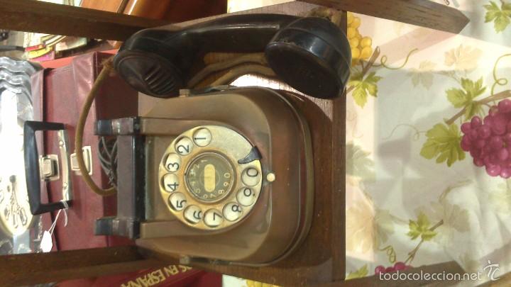 Tel&eacute;fonos: telefono , belga? de mesa antiguo - Foto 2