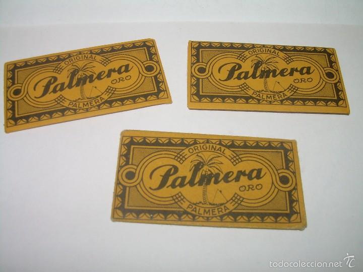 Antig&uuml;edades: TRES HOJAS DE AFIETAR NUEVAS...PALMERA. - Foto 1