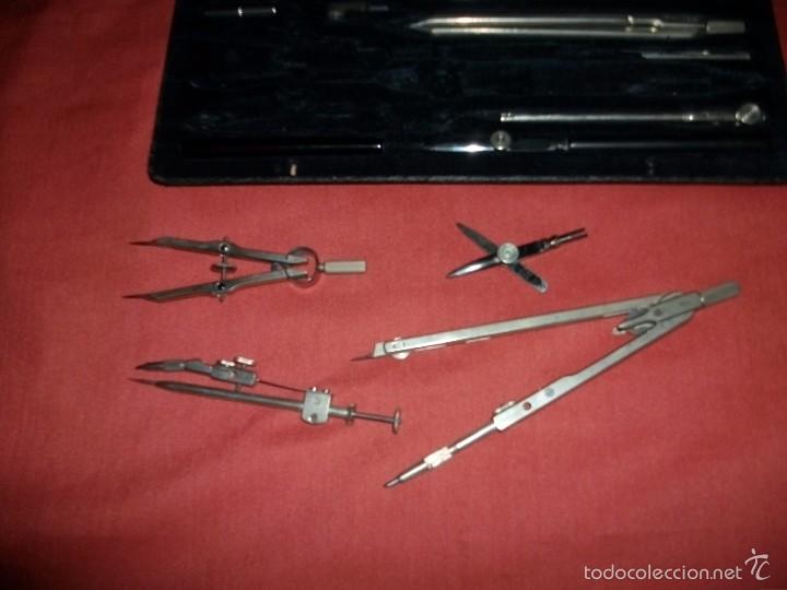 Antig&uuml;edades: CAJA DE COMP&Aacute;S/COMPASES ALEMANES RICHTER (13 ELEMENTOS) - Foto 2