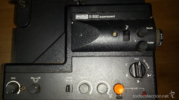 Antig&uuml;edades: PROYECTOR SONORO EUMIG S 932 Supersound FUNCIONANDO - Foto 1