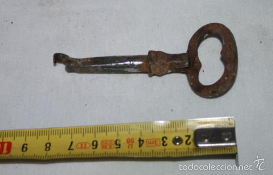 Antig&uuml;edades: ANTIGUA LLAVE DE MANIVELA, DETERIORADA - Foto 1