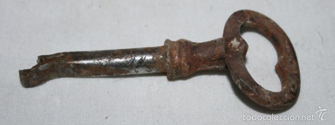 Antig&uuml;edades: ANTIGUA LLAVE DE MANIVELA, DETERIORADA - Foto 2