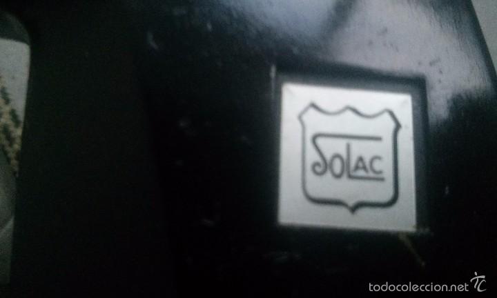 Antig&uuml;edades: Plancha para coleccion marca solac electrica - Foto 6