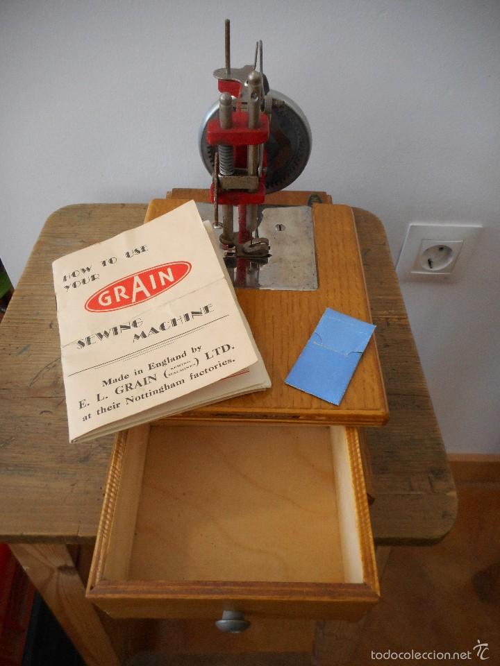 Antig&uuml;edades: M&aacute;quina de coser Grain - Foto 6