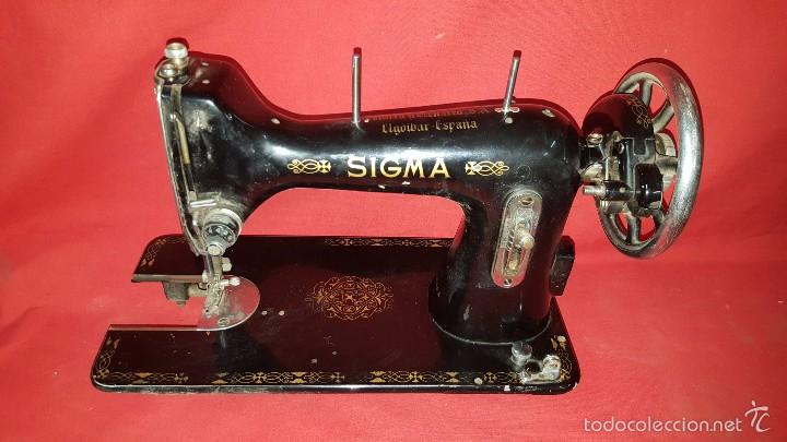 Antig&uuml;edades: G Cabeza de m&aacute;quina de coser Sigma. - Foto 1
