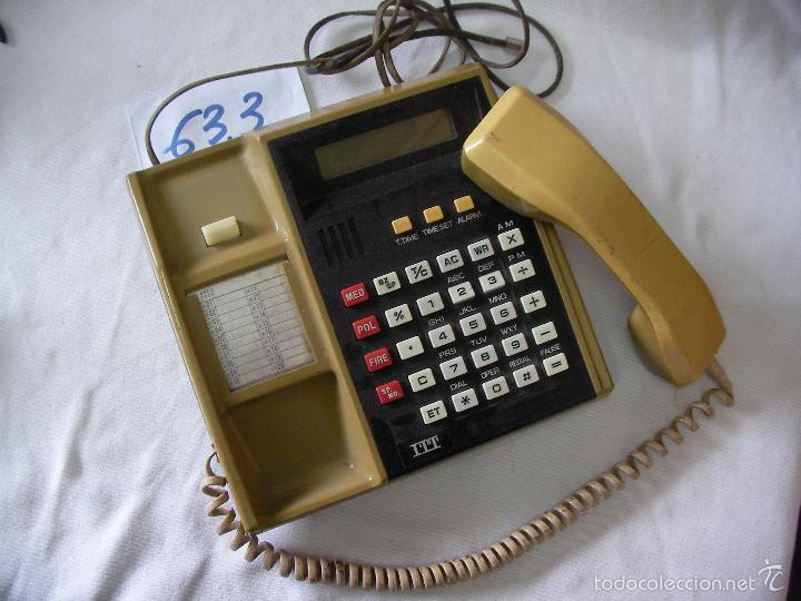 Tel&eacute;fonos: ANTIGUO TELEFONO ITT DE GRAN TAMA&Ntilde;O - Foto 1