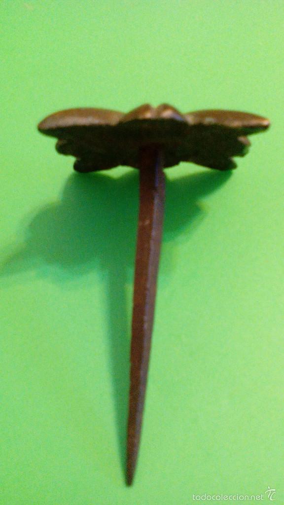 Antig&uuml;edades: CLAVO DE BRONCE EN FORMA DE FLOR - Foto 1