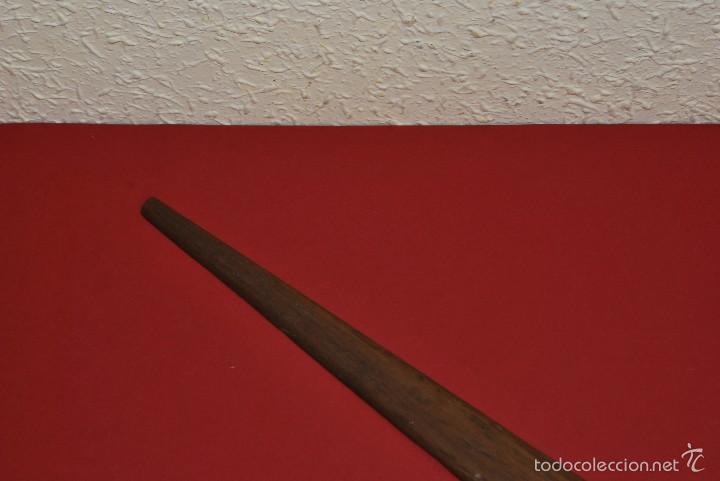 Antig&uuml;edades: UTENSILIO DE MADERA PARA UTILIZAR EN EL TELAR - COSTURA - Foto 4