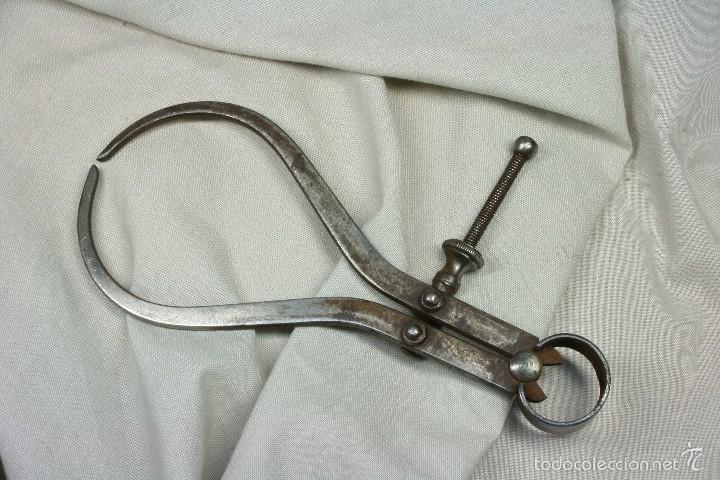 Antig&uuml;edades: Comp&aacute;s de puntas curvas de precisi&oacute;n. S.XIX - Foto 2
